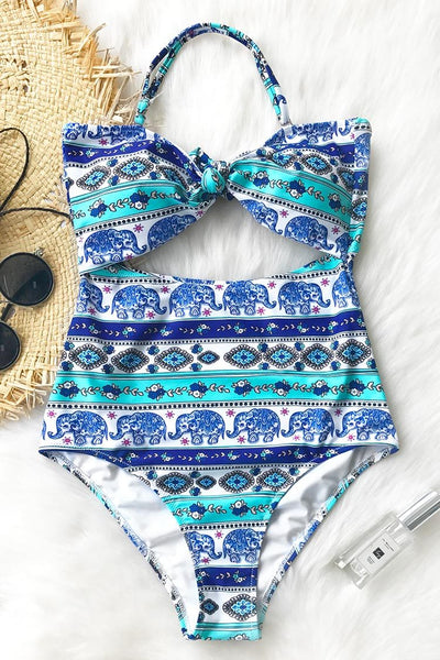 Sunseeker Cyprus Print One-piece Swimsuit