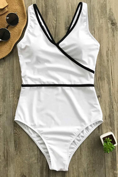 Pure Joy Binding One-piece Swimsuit