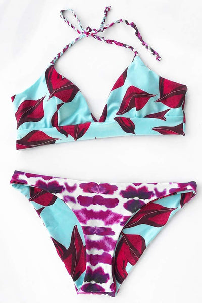 Miss You So Bad Floral Bikini Set