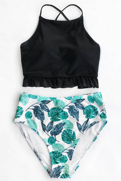 Lingering Charm High-waisted Bikini Set