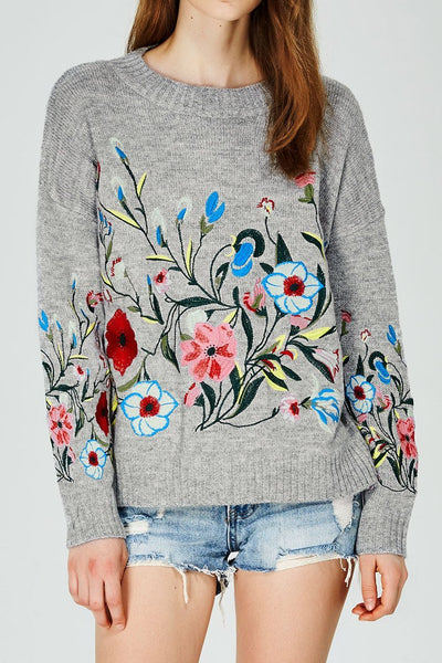 Love Parade Embroidery Sweater