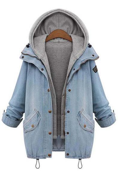 Shore Thing Denim Two-piece Coat