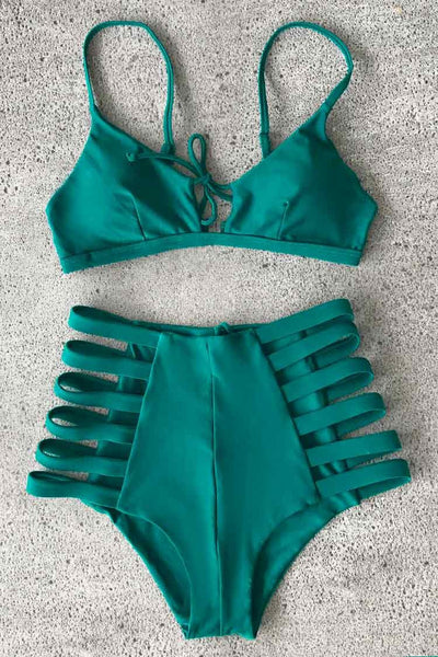 Come See Me Strappy Bikini Set