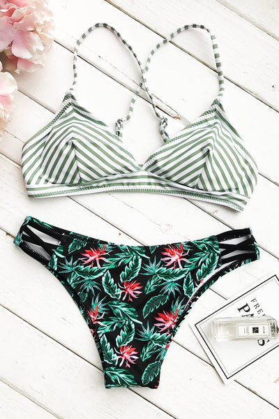 Sweet Smelling Print Bikini Set