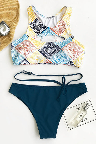 Magic Cube Tank Bikini Set