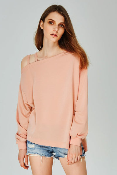 Play A Tune One-shoulder Top