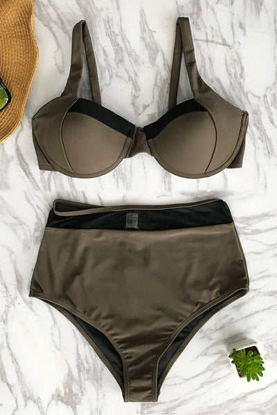 Righteous Ardour High-waisted Bikini Set