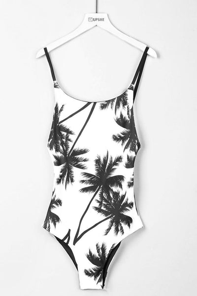 Sweet Coconut Milk One-piece Swimsuit