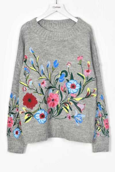 Love Parade Embroidery Sweater