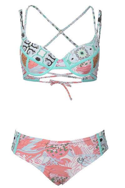 None Better Printing Bikini Set