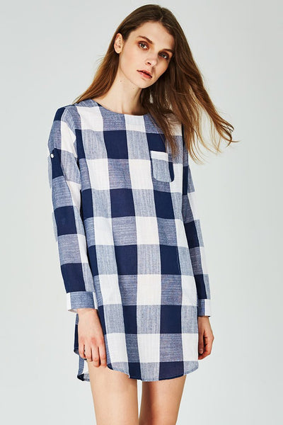 Classic Look Grid Dress