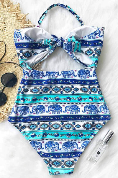 Sunseeker Cyprus Print One-piece Swimsuit