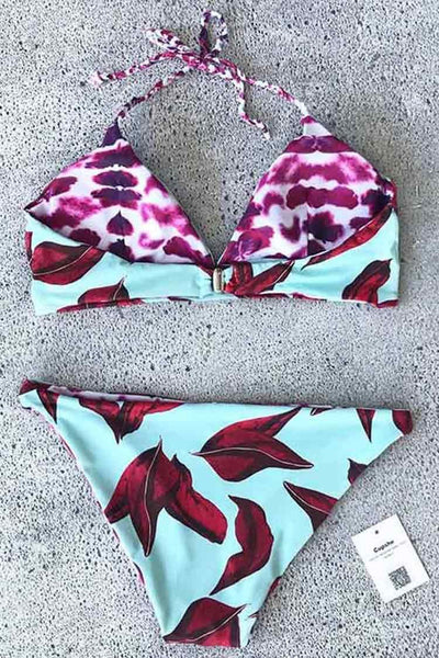 Miss You So Bad Floral Bikini Set