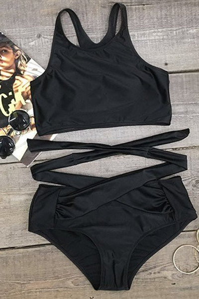 Take Me Out Tank Bikini Set