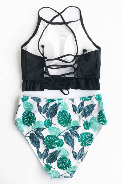 Lingering Charm High-waisted Bikini Set