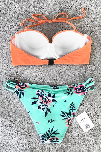 Shining Gloriously Print Bikini Set