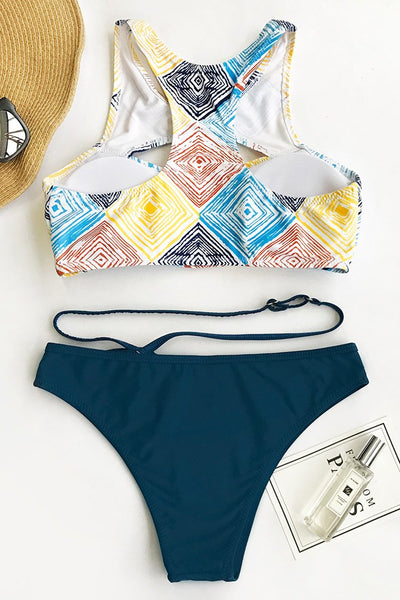 Magic Cube Tank Bikini Set