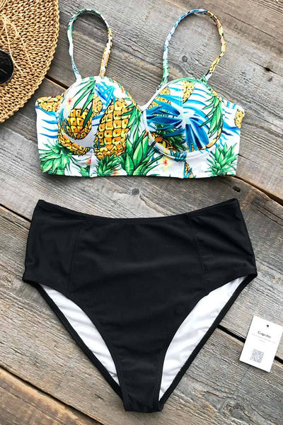 Island Getaway Print Bikini Set