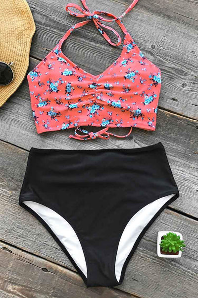 Attract Your Attention Halter Bikini Set