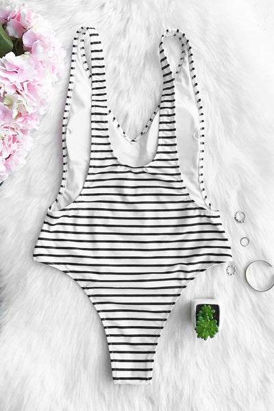 Happiness is Truth Plunging One-piece Swimsuit