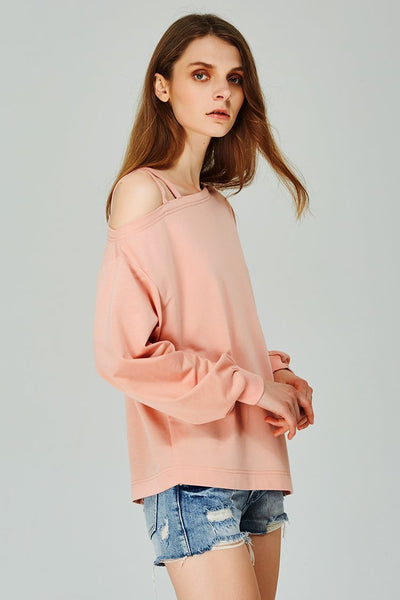 Play A Tune One-shoulder Top