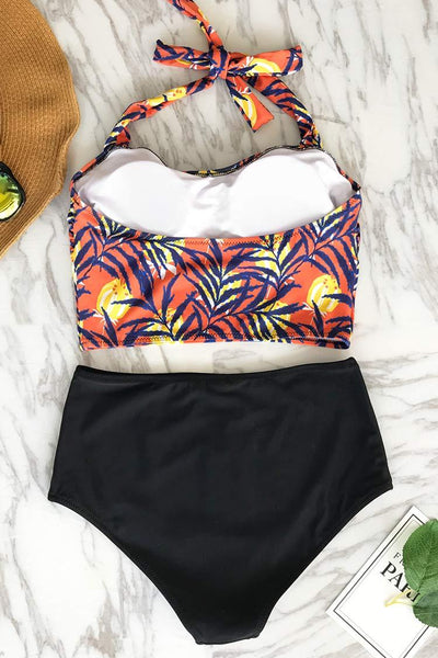 Twilight Time Print Bikini Set