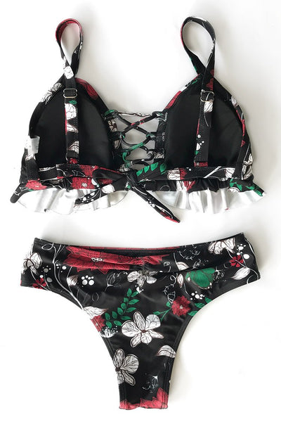 Midnight Magic Print Bikini Set