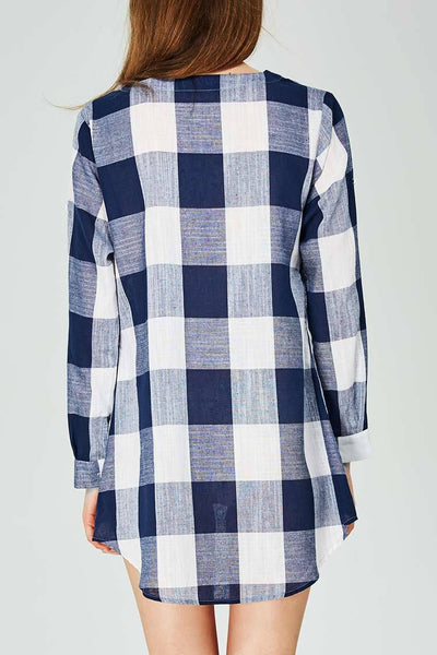 Classic Look Grid Dress