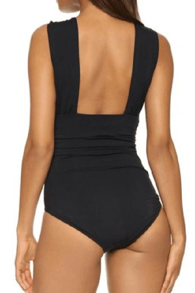 Deep Feelings Cross One-piece Swimsuit