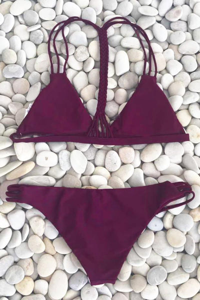 Amuse Society Cross Bikini Set