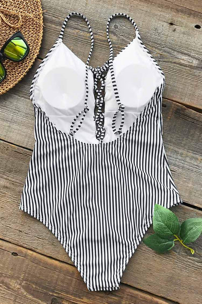 True Joy Stripe One-piece Swimsuit