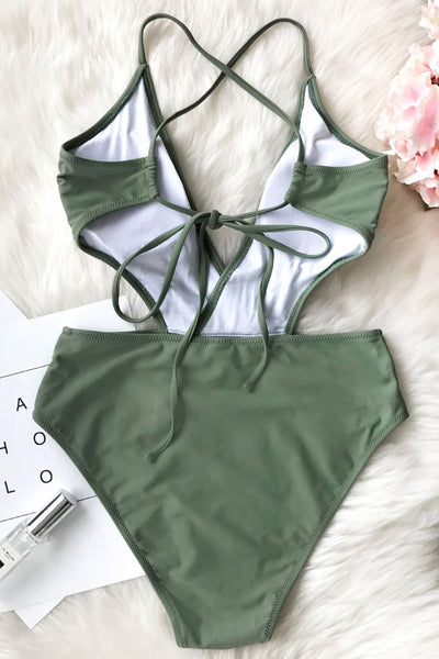 She's The Man Halter One-piece Swimsuit