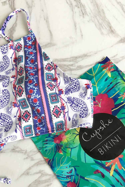 Dreamlike World Print Bikini Set