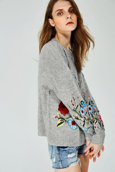 Love Parade Embroidery Sweater