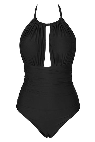 Keep Secrets Halter One-piece Swimsuit