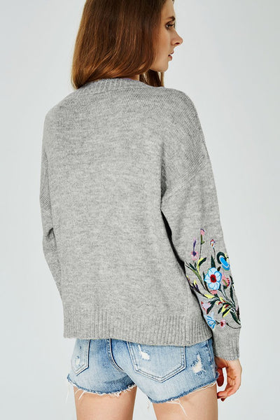 Love Parade Embroidery Sweater