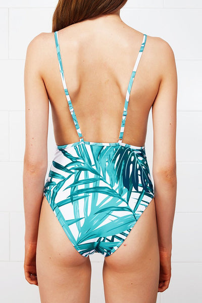 Story of Beach Leaves One-piece Swimsuit