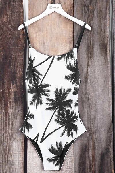 Sweet Coconut Milk One-piece Swimsuit