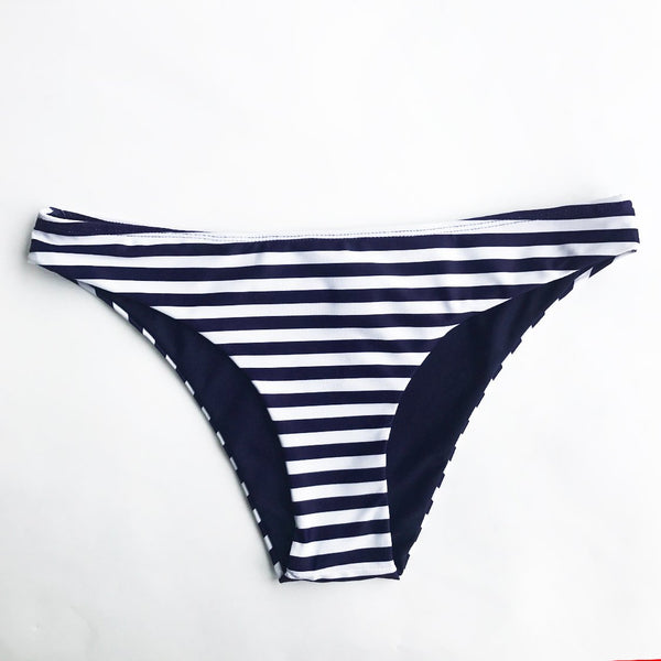 Draw A Parallel Stripe Bikini Set