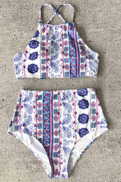 Dreamlike World Print Bikini Set