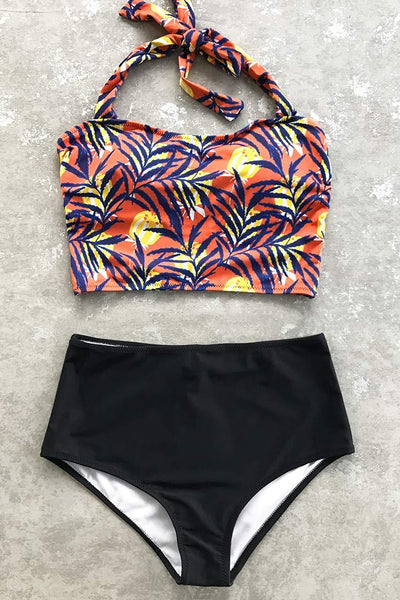 Twilight Time Print Bikini Set