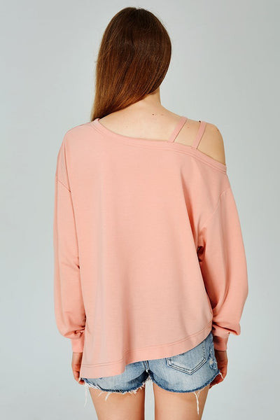 Play A Tune One-shoulder Top