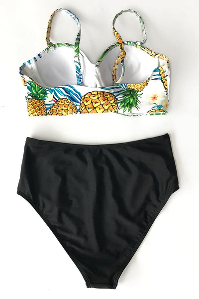 Island Getaway Print Bikini Set