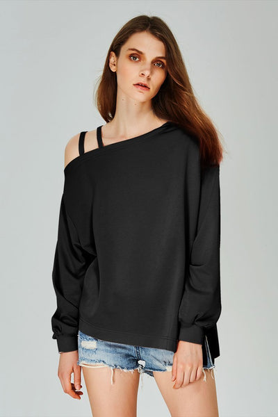 Play A Tune One-shoulder Top