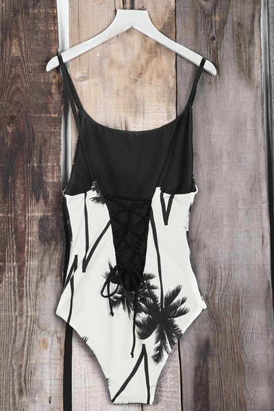 Sweet Coconut Milk One-piece Swimsuit