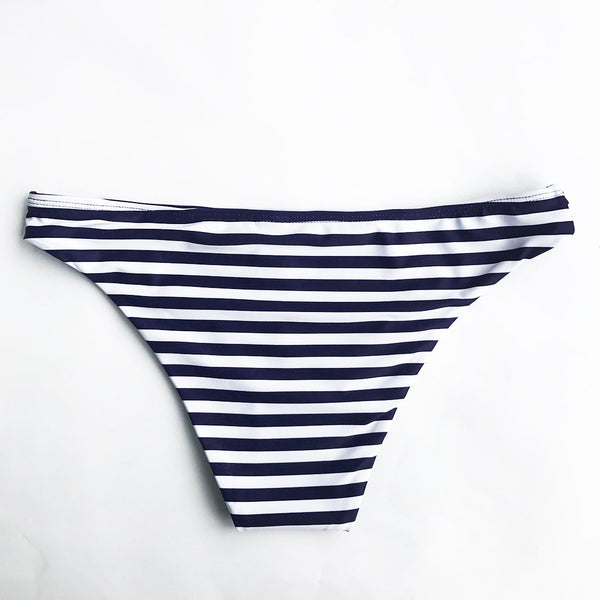 Draw A Parallel Stripe Bikini Set