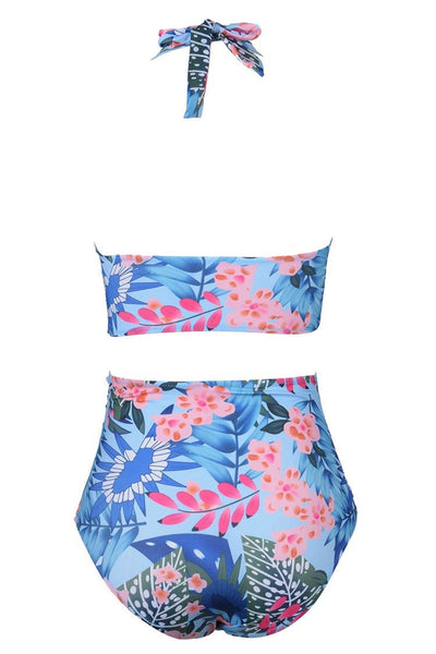 Fairy Beside Sea Floral Bikini Set