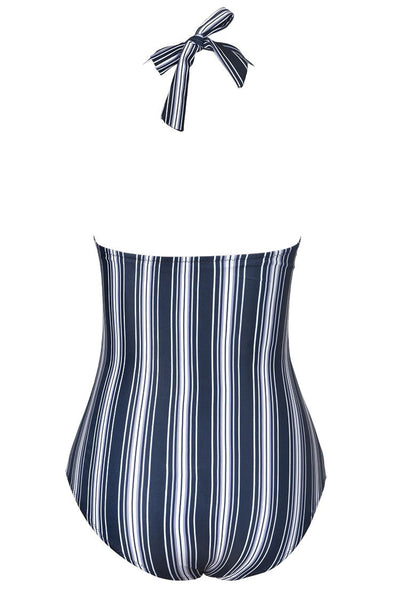 She Is Mature Halter One-piece Swimsuit