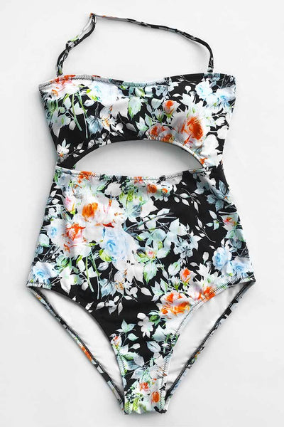 Tender Night Print One-piece Swimsuit