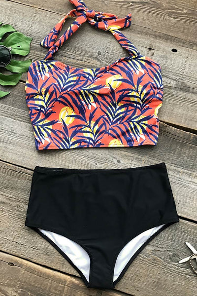 Twilight Time Print Bikini Set